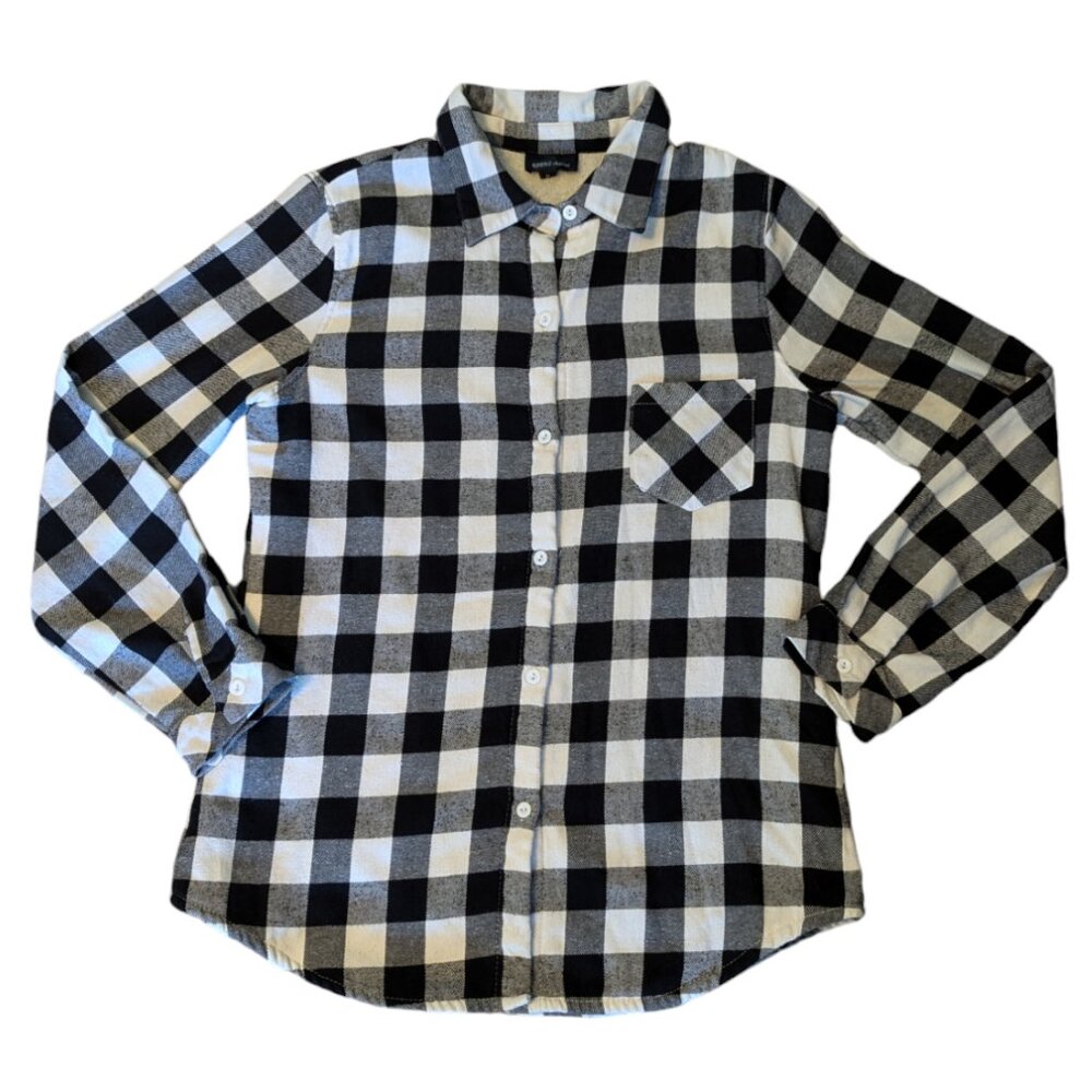Korus Apparel Shacket Sherpa Lined Plaid Flannel Jacket Women's Size Medium